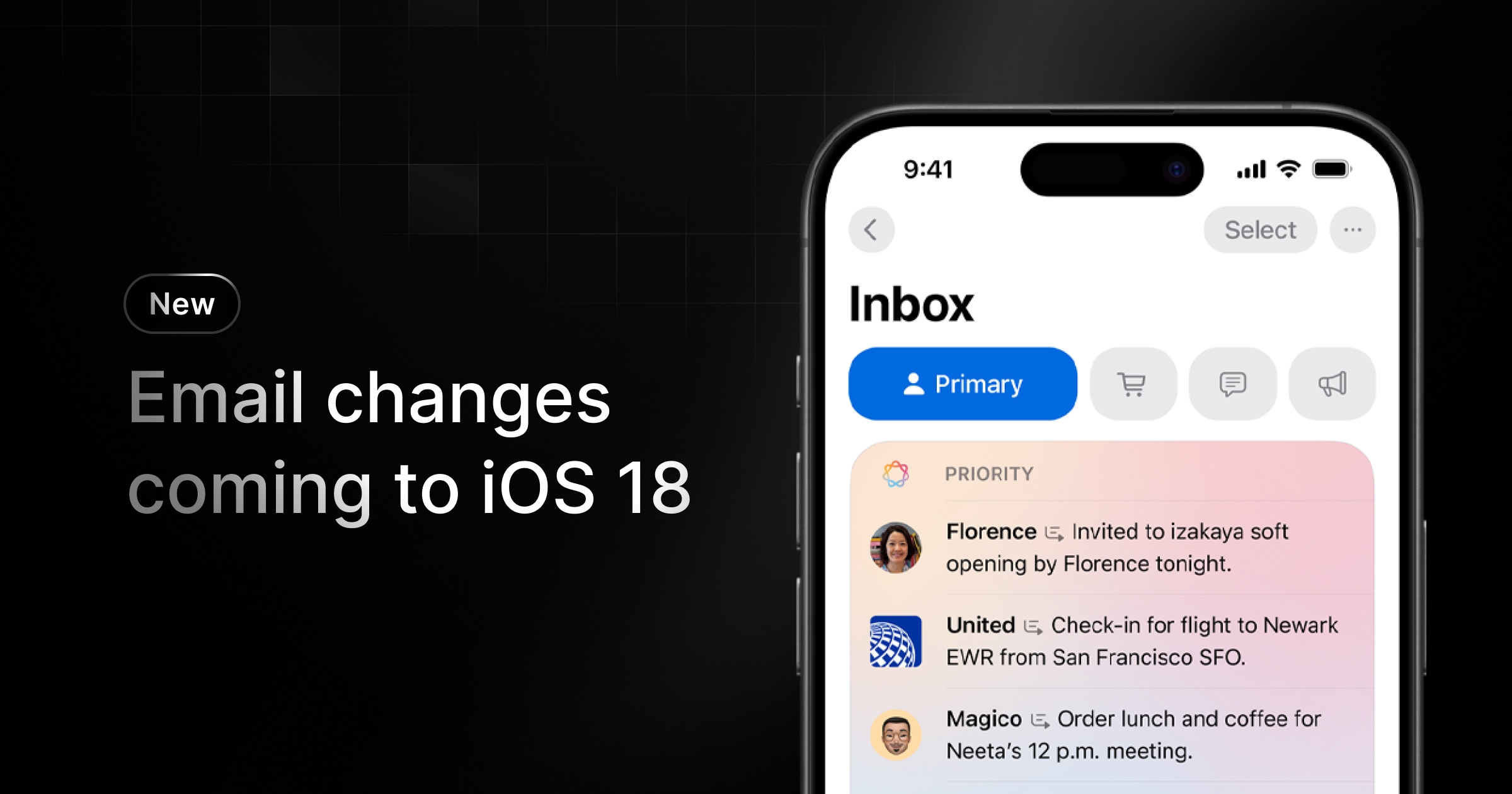 Email changes coming to iOS 18